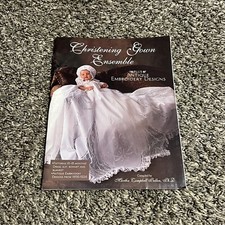 Christening Gown Ensemble Plus Antique Embroidery Designs by Pullen Martha 1999