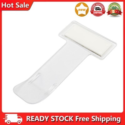2/4Pcs Car Parking Tickets Clips Fastener Transparent Auto Interior Organizers D