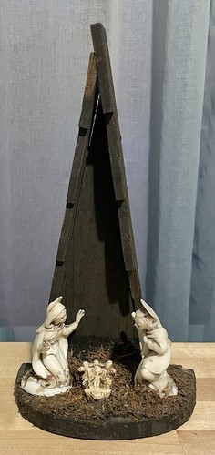 VINTAGE FONTANINI A-FRAME NATIVITY! HARD TO FIND! MADE IN ITALY!