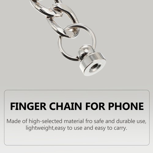 4 Pcs Mobile Phone Pendant Short Chain Buckle Strap Cute Accessories - Zdjęcie 4 z 12
