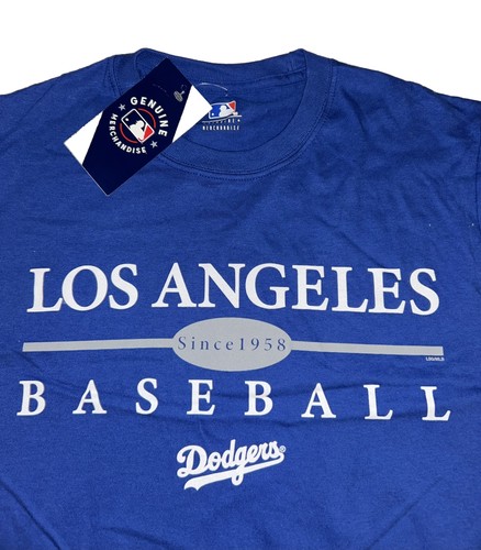 Los Angeles Dodgers Blue Long Sleeve T Shirt Men’s Medium New - Picture 2 of 2