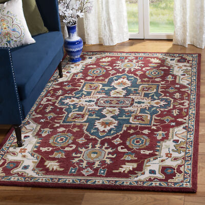 Safavieh Aspen RED / BLUE 3' X 5' Area Rug - APN507A-3