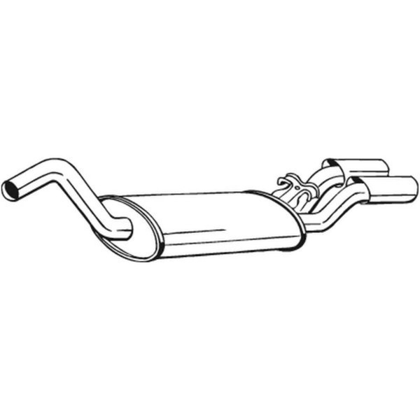 Bosal EndschalldäMpfer SchalldäMpfer FüR Audi Cabriolet Coupe 105-127-image