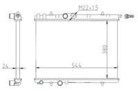 Hart 605 663 KüHler Motor-KüHlung FüR Peugeot