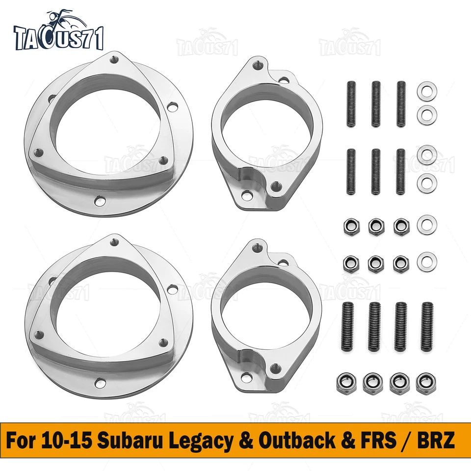 Billet 2" Lift Spacers For 10-15 Subaru BRZ & Legacy & Outback & Scion FRS - Imagem 2 de 4