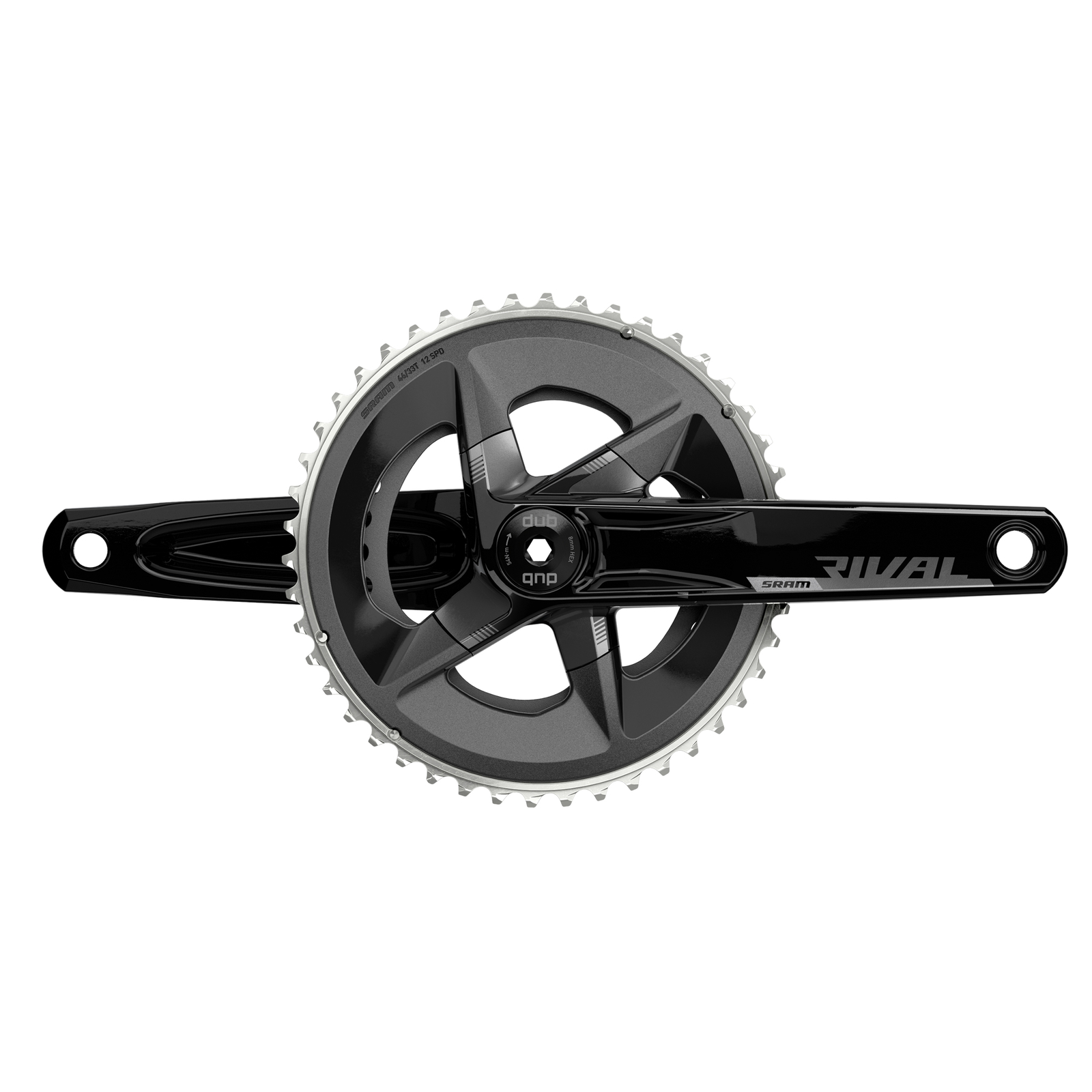 Guarnitura SRAM Rival a 12 velocità Nero 172.5mm 45.0mm