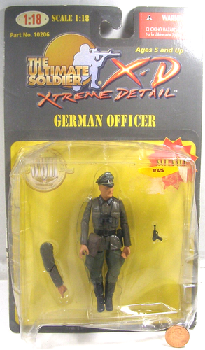 The Ultimate Soldier Xtreme Detail German Officer 1:18 2000 rough box TPX - Picture 1 of 3