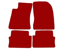 Fußmatten, Autoteppiche für Renault Laguna III 2007-2015, Rot x14 Rand