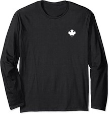 Canadian Flag Maple Leaf Canada Day Gift Long Sleeve T-Shirt
