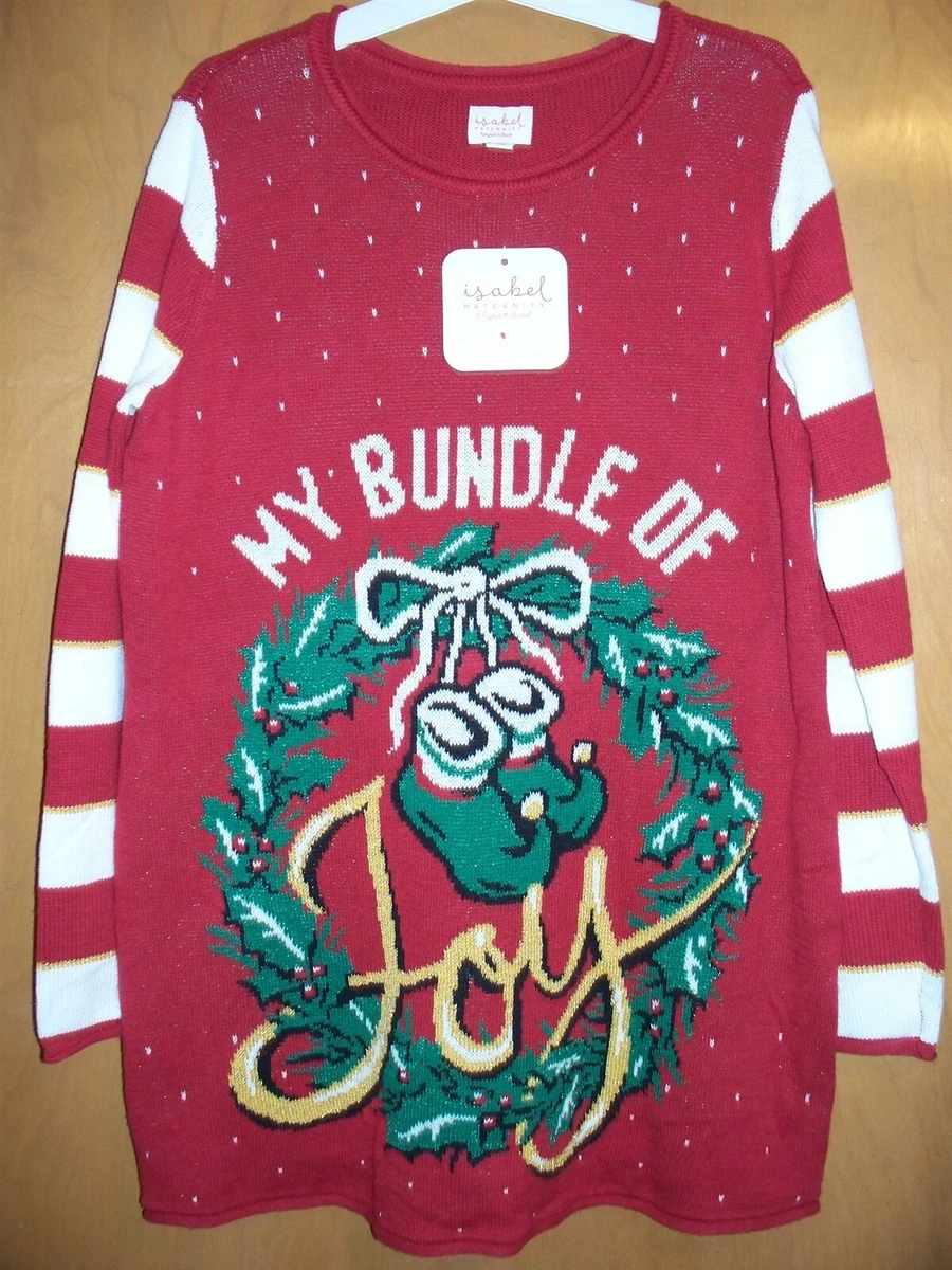 Christmas maternity shop sweater