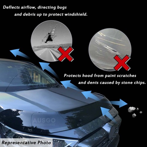 AUSGO Stainless Steel Weathershields + Bonnet Protector for Toyota RAV4 2019+ - Picture 9 of 17