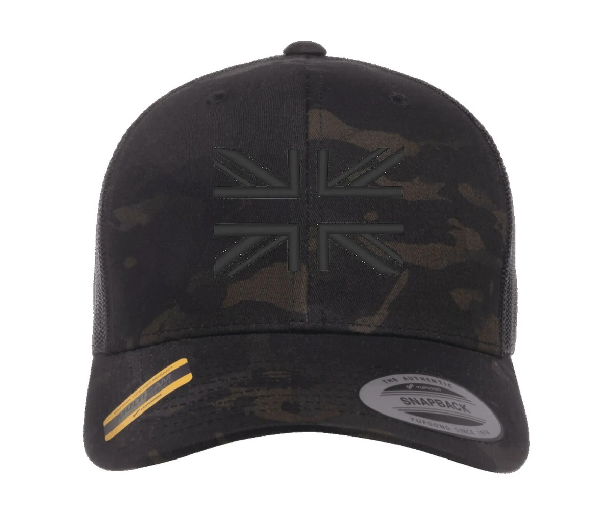 British Union Jack FLAG embroidered Tactical Official Flexfit