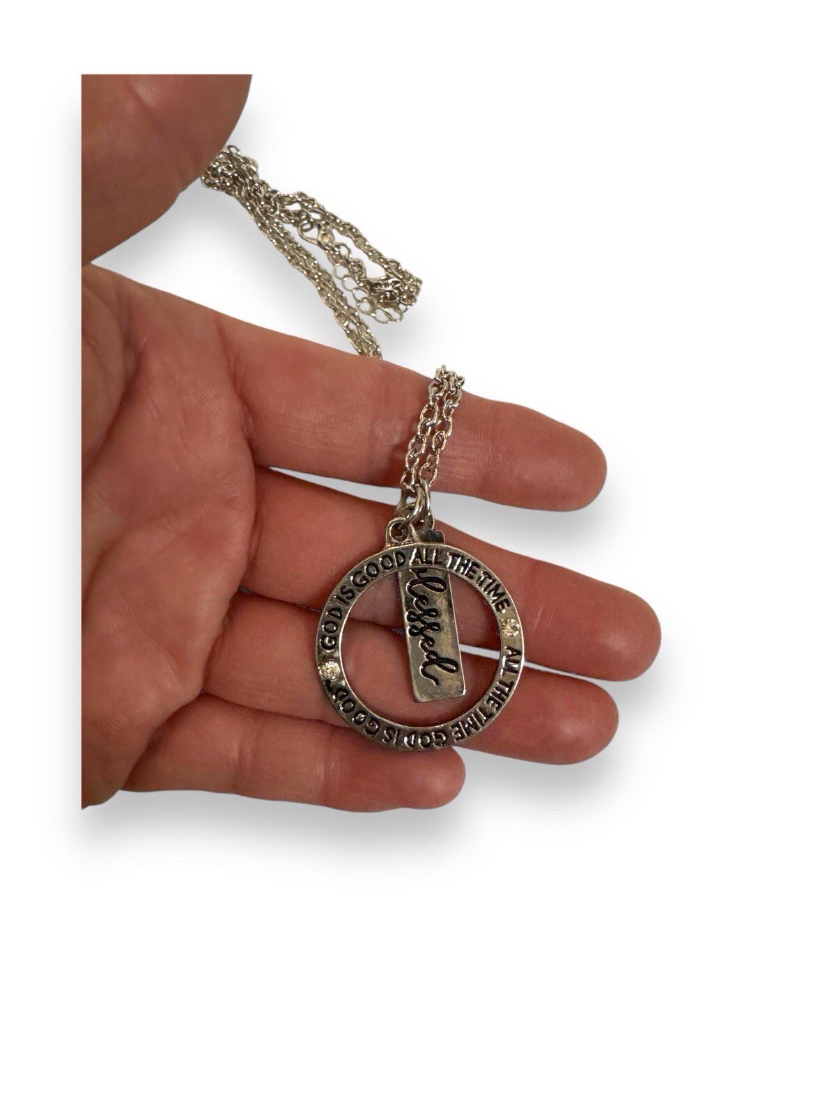 God is good Inspirational-Faith Necklace