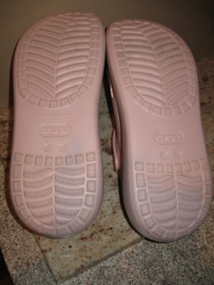 Crocs Classic Crush Shimmer Clogs Clay Pink Mens Size 12 Chunky Platform Crocs Classic Crush Shimmer Clog (Unisex) ~ Pink Clay ~ Size  main image 4