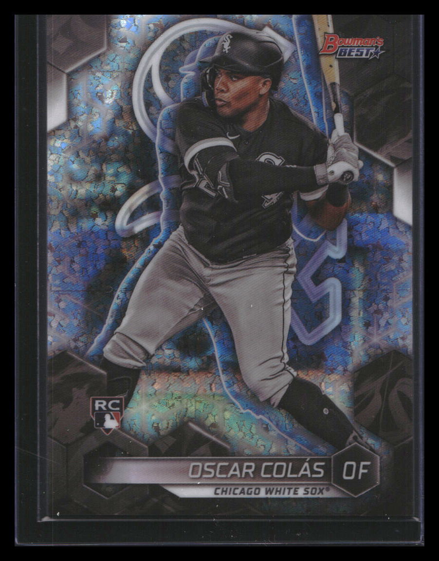 2023 Bowman's Best Oscar Colas Mini-Diamond Refractors #/299