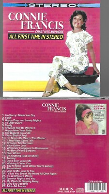 CONNIE FRANCIS-Chart Hits and More-All First Time In Stereo 29 cuts CD