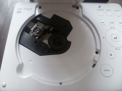 Toshiba SDP74SWB Portable DVD Player With Remote Control SE-R0367 White - Parts - Picture 6 of 9