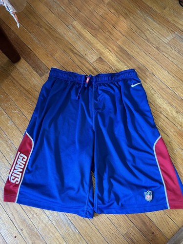 Nike New York Giants Authentic NFL On Field Apparel Warm Up Training Shorts XL - Picture 5 of 13