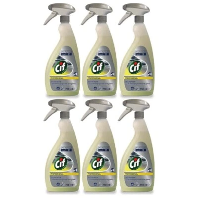 Cif Professional Power Cleaner Degreaser 750ml x 6