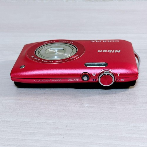 【MINT in BOX】Nikon COOLPIX S3300 Strawberry Pink 6x 16.0MP Digital Camera JAPAN - Picture 7 of 19