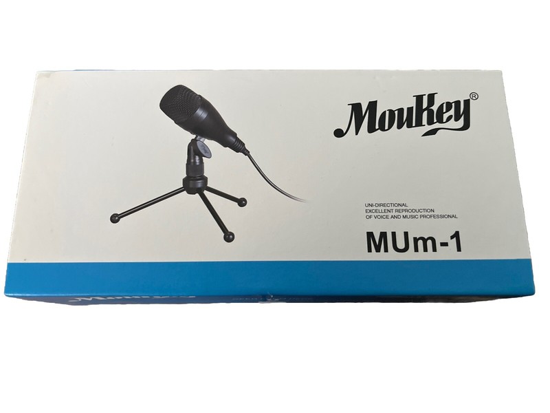 MOUKEY USB DYNAMIC MICROPHONE RECORDING MIC WITH TRIPOD STAND (MUm-1)