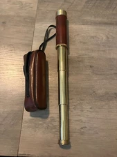 Vintage TASCO Monocular Telescope Spyglass with Case 25x30mm Japan