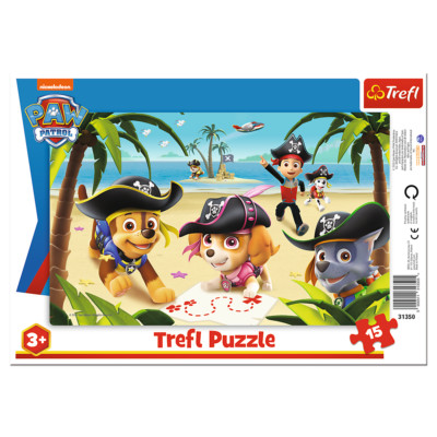 Trefl 15 Stück Baby Kinder Viacom Paw Patrol Freunde Rahmen Boden Puzzle NEU