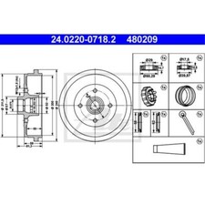 Tambour de frein Skoda FAVORIT