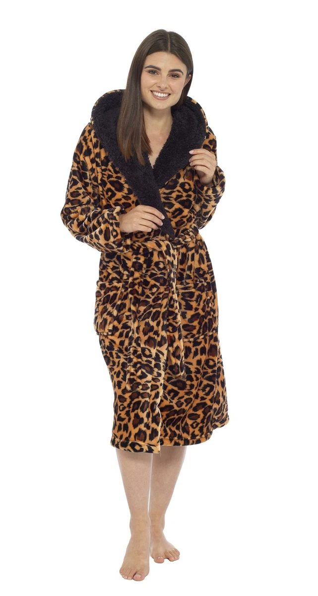 Leopard Print Dressing Gowns | Animal Print Dressing Gowns | Boux Avenue UK