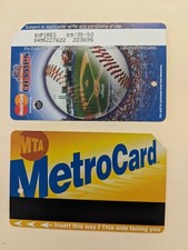 Mets, Subway Series, NYC Expired MetroCard,  Mint condition