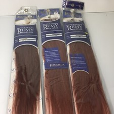 3 King Hair Human Remy Human Hair Extensions 33 Red Color Micro-bead 18-22  