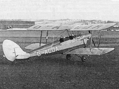 DH82A Tiger Moth 1/5 .60 71'' Wingspan RC Model Airplane Printed Plans &Templates