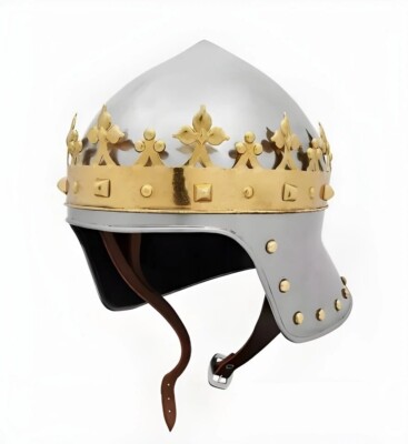 Queen Helmet Medieval Knight Templar Helmet Crusader Costume Armor Helmet