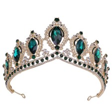 7.2cm Tall Crystal Large Wedding Queen Princess Prom Tiara Crown For Women