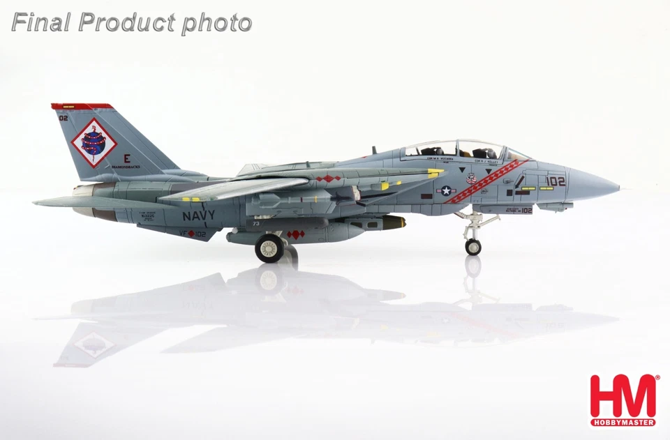 Hobby Master 1/72 HA5250 F-14B Tomcat USN VF-102 Diamondbacks, Enduring Freedom - Image 2 of 4