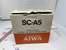 Aiwa Sc-a5 Power Booster Speakers For Walkman Working!!
