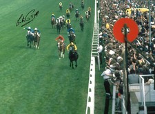 LESTER PIGGOTT Signed Photograph - Flat Horse Racing Champion Jockey preprint
