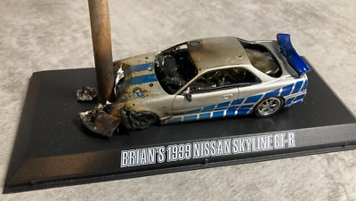 ミニカー BRIAN'S 1999 SKYLINE GT-R R34 1/43 Nissan Skyline Gt-r R34 (1999) Fast and furious 1/43 New in