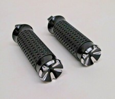 PERFORMANCE MACHINE XTREME BLACK REAR FOOT PEGS SET USA-MADE HARLEY
