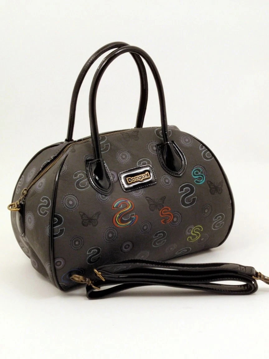 Desigual Authentic Bols Ghawar Monogram Shoulder Bag Multi-Color | eBay