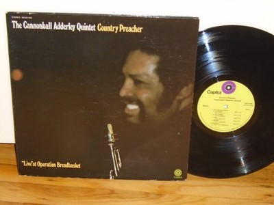 The Cannonball Adderley Quintet - Country Preacher LP - CAPITOL - VG++ gatefold