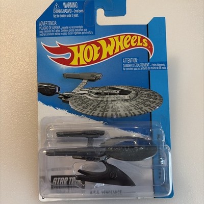 2014 Hot Wheels Star Trek U.S.S. Vengeance HW - 75/250 Carded Starship- HW City-