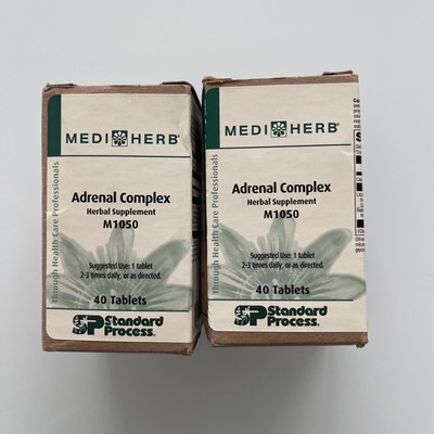 2X Mediherb Adrenal Complex 1050 40 Tabs
