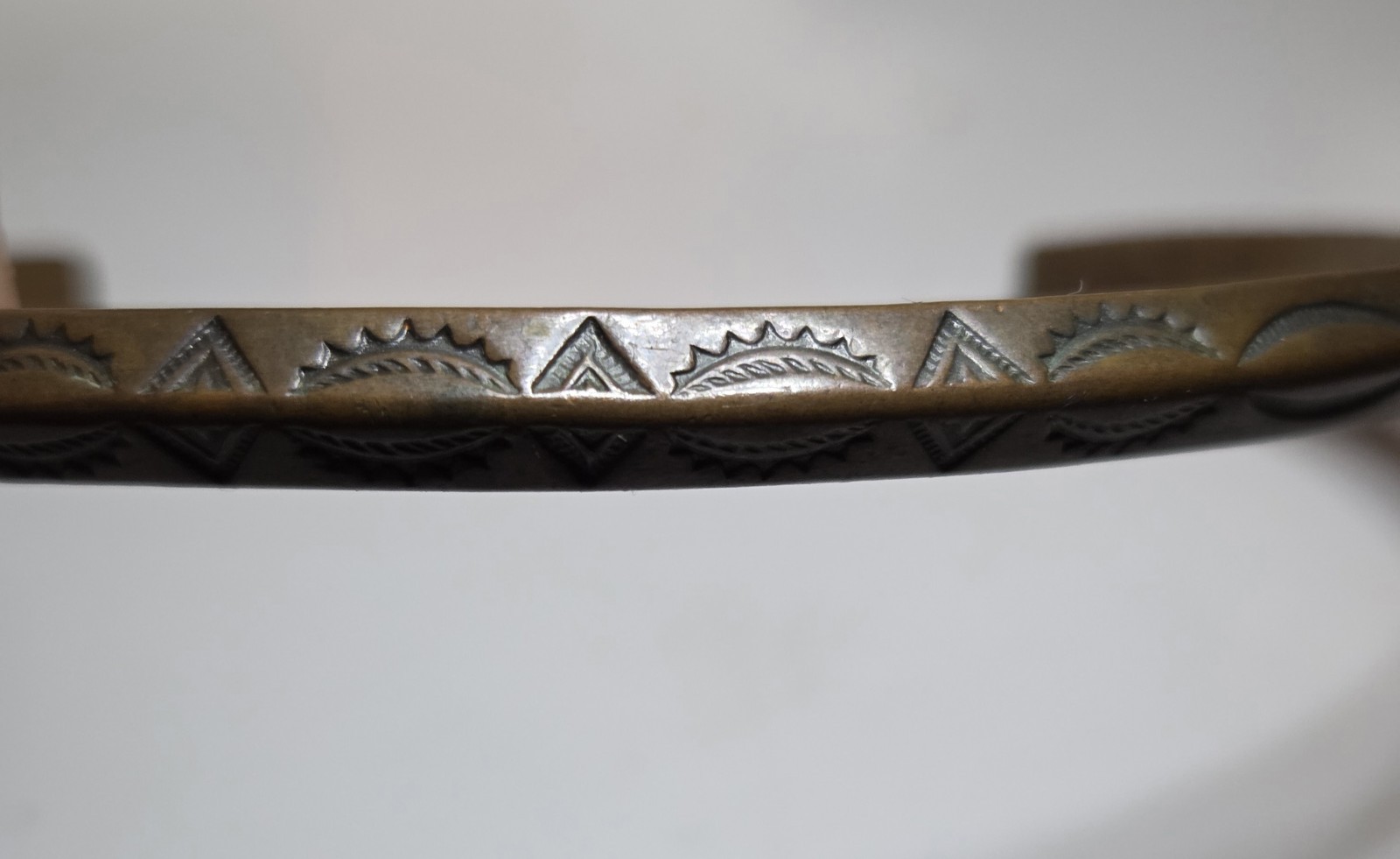 1970s Solid Copper Native American Southwestern D… - image 4