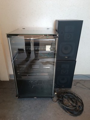 JVC HIFI Stereo Anlage Original Schallplatte, CD, Tuner, Tape, Verstärker, Boxen