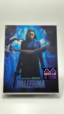 Ballerina From The World of John Wick 4k Manta Lab Lenticular Steelbook #61/1000