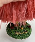 Lovely Hawaiian Dashboard Hula Doll Girl Dancer Red Grass Skirt Figure KC NEW — photo 9