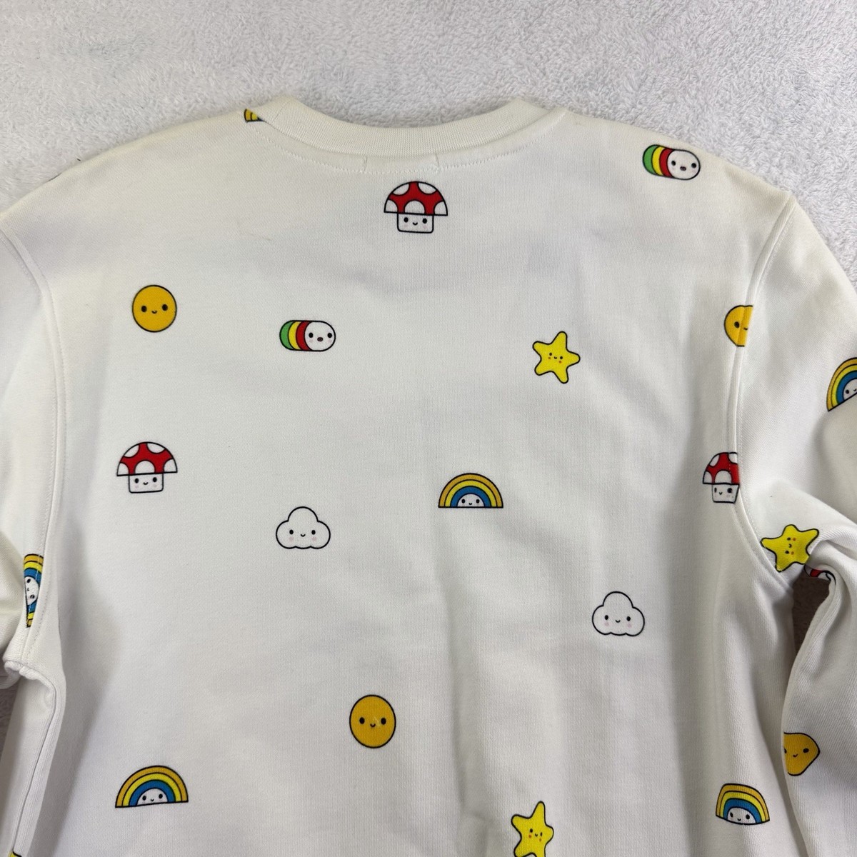 Lacoste x FriendsWithYou Sweatshirt White Small Limited Edition 
