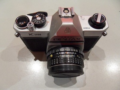 Pentax K1000 + SMC Pentax 50mm 1.7 lens in good condition