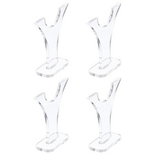 4pcs Acrylic Light Saber Display Stand 3.5 Inch Display Holder Rack Clear Base